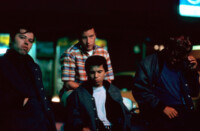 Beau Gentry, Richard Dreyfuss, Manuel Padilla Jr., Bo Hopkins, "American Graffiti" (1973). Photo credit: Universal Pictures/The Hollywood Archive